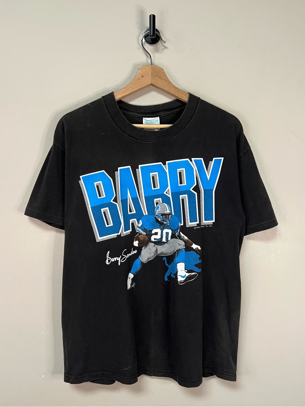 Vintage Barry Sanders Detroit Lions T Shirt